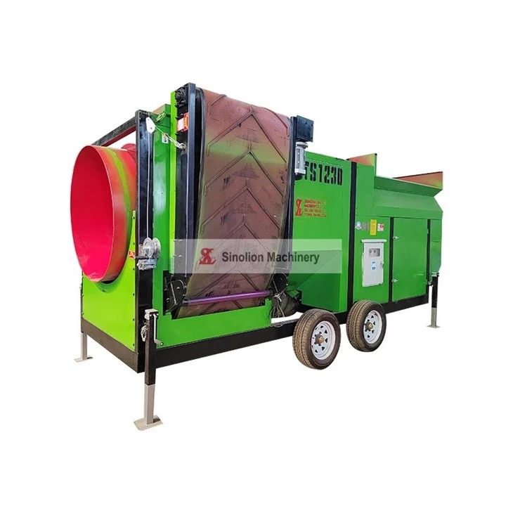 Topsoil Trommel Screen Mobile
